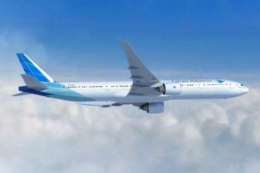 Garuda Indonesia celebrates the arrival of its first Boeing 777