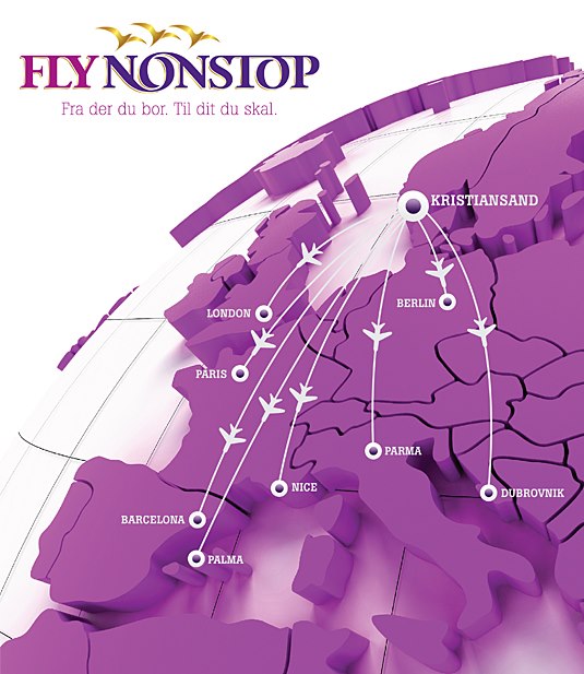 FlyNonstop 8:2013 Route Map