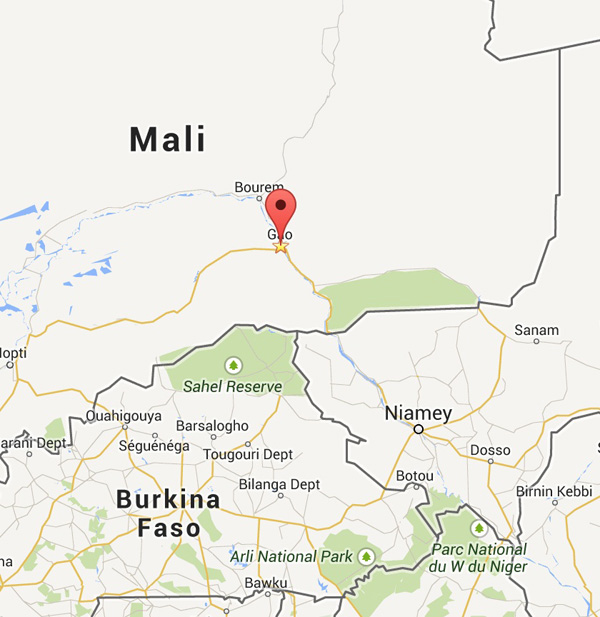 Swiftair EC-LTV Mali Lost Contact Map