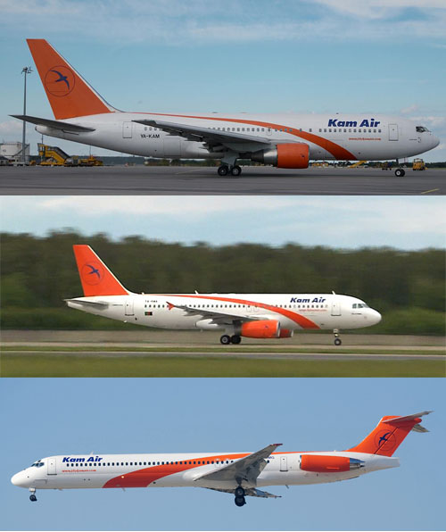 Kam Air Fleet Photos
