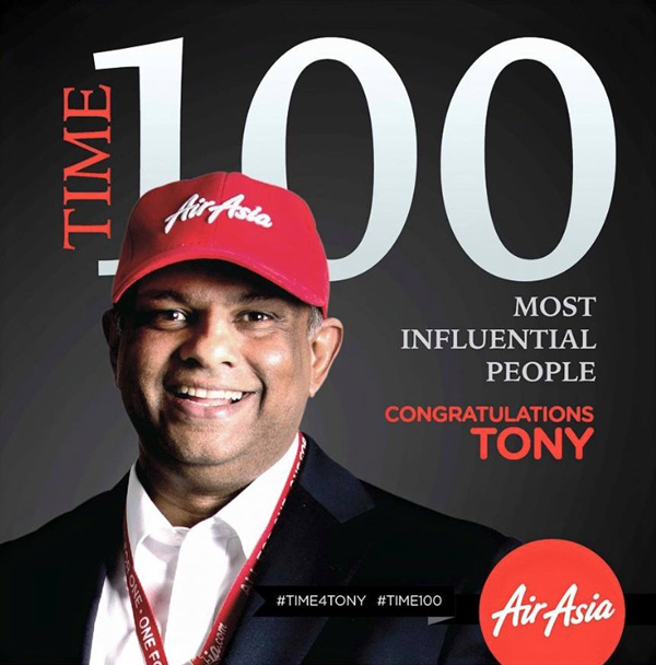 AirAsia CEO Tony Fernandes Time 100