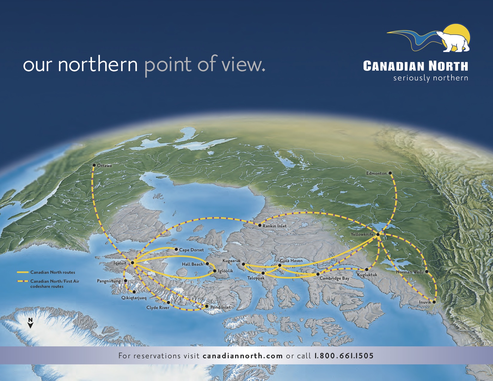 Canadian North northern point of view