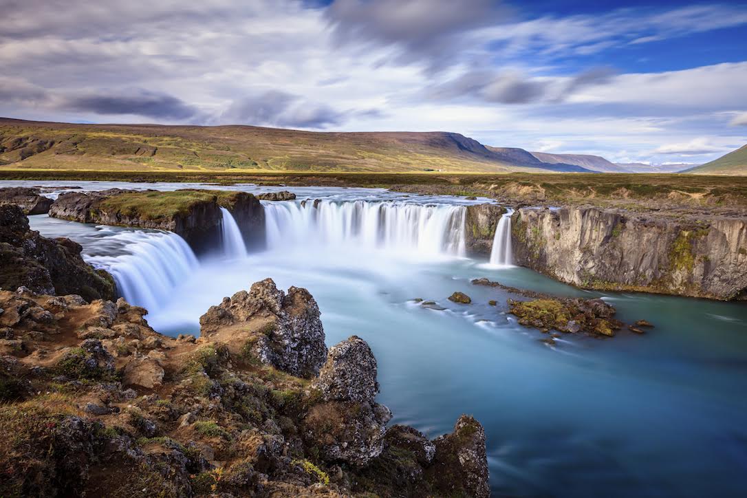 Long exposure image of Godafoss waterfall in Iceland | World Airline News