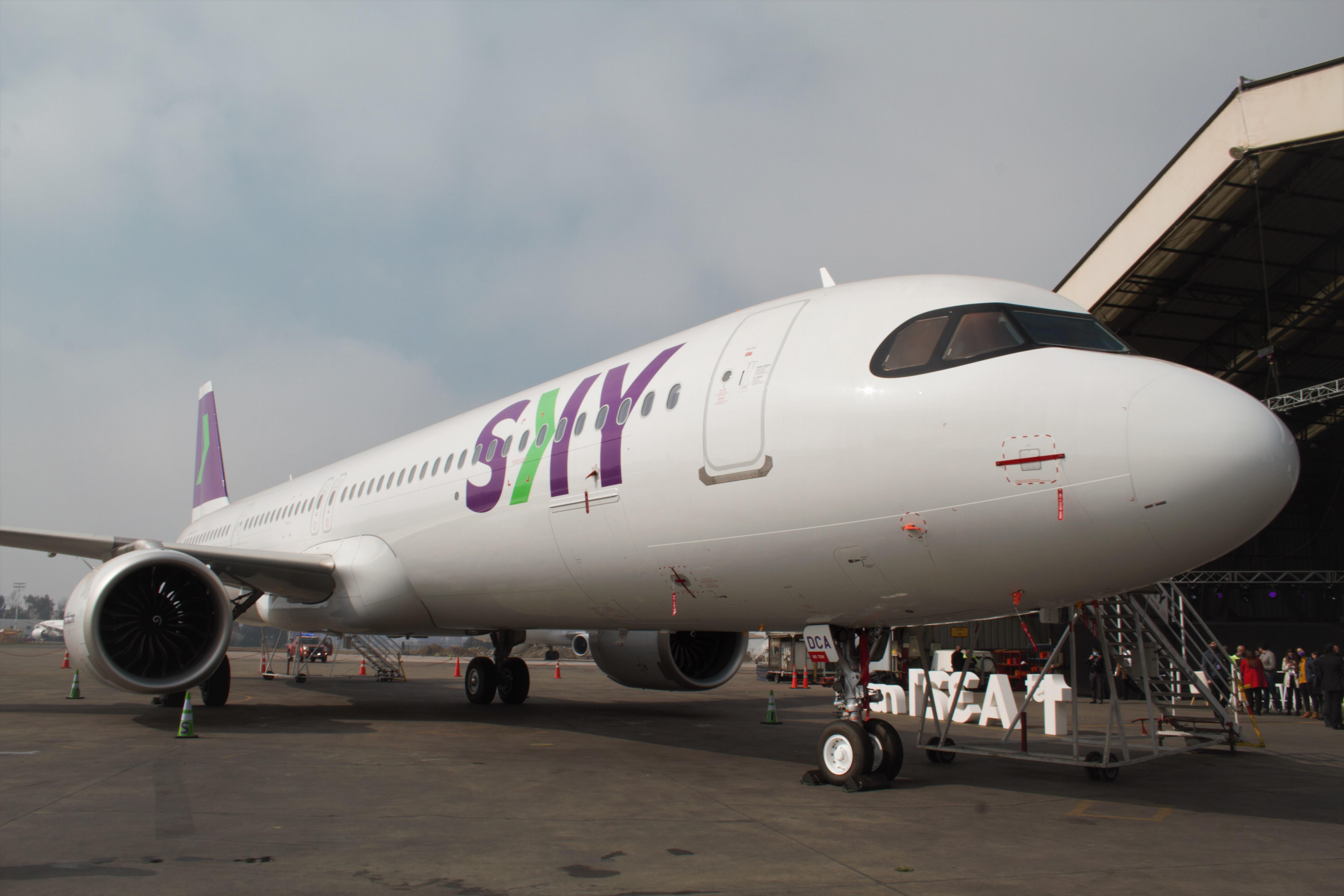 SKY presents its first Airbus A321neo in Santiago | World Airline News