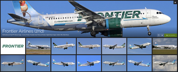 Frontier Airlines (2nd) Aircraft Photo Gallery | World Airline News