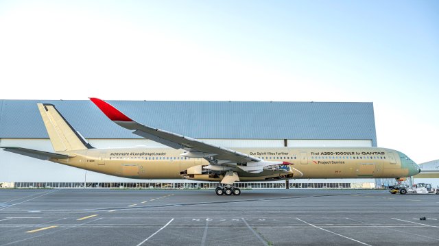 QANTAS' first Airbus A350-1000ULR takes shape at Airbus | World