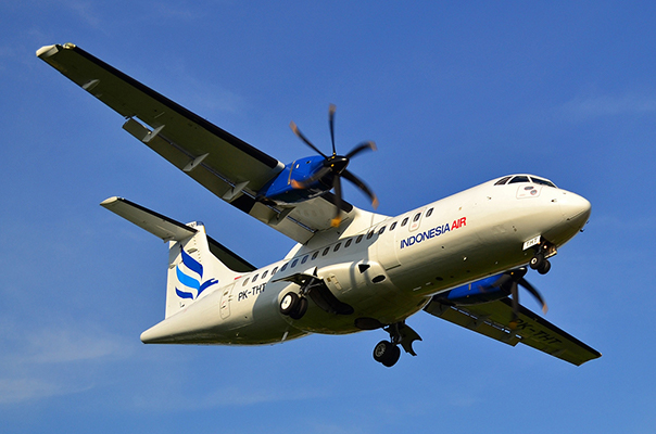 Indonesia Air Transport ATR 42-500 crashes in Indonesia