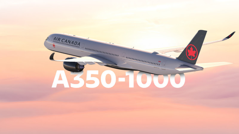 Air Canada discloses order for eight Airbus A350-1000s